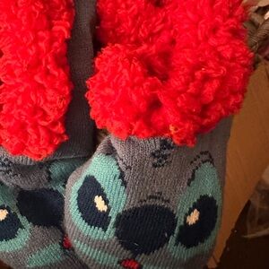 NWT Stitch slipper socks